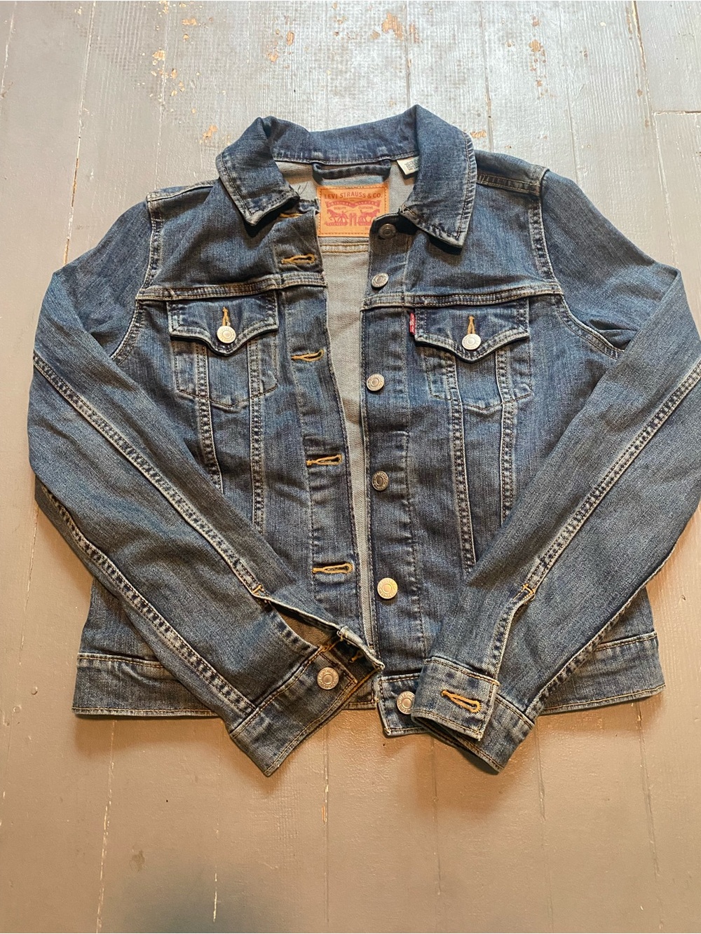 Levi's Women’s Classic Dark Blue Denim Jacket
